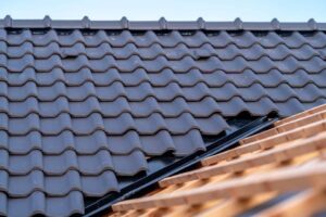 ceramic tile shingles on long lasting roof