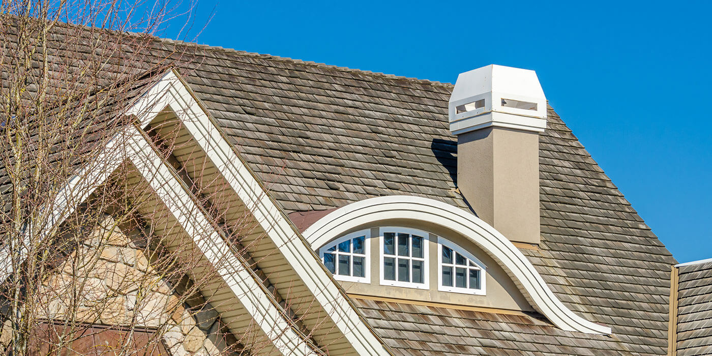 shingle roof with blue sky kansas city