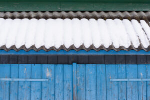 best roof for snow covered with fresh white powder